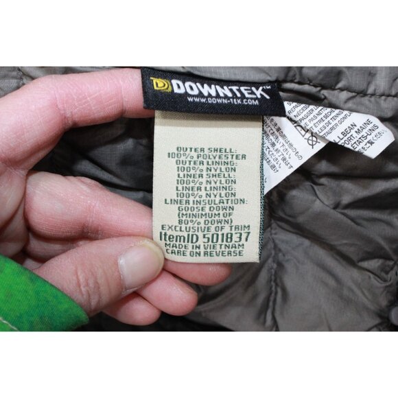 *LL Bean Mountain Liner Down 3 in 1 Jacket Black Size M - Picture 8 of 12